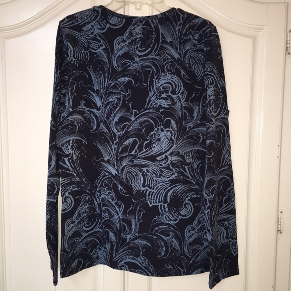 Talbots Blue Long Sleeve T Shirt - Picture 6 of 6